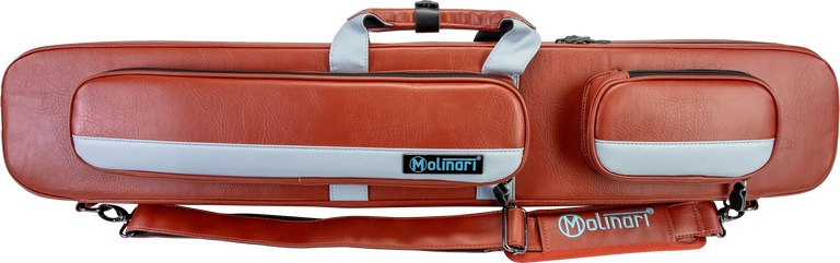 Molinari Retro Flat 3x6 Soft Case - Brown / Light Blue