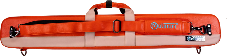 Molinari Flat Butterfly 2x4 Soft Case - Orange / Light Pink