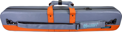 Molinari Retro Flat 3x6 Soft Case - Gray / Orange