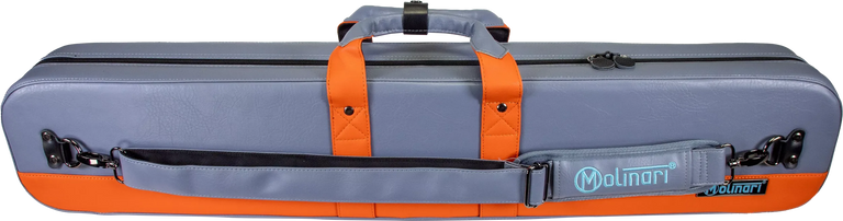 Molinari Retro Flat 3x6 Soft Case - Gray / Orange