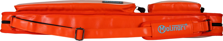 Molinari Retro 2x4 Soft Case - Orange / Light Pink