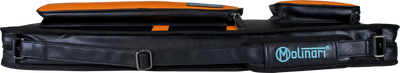 Molinari Classic Butterfly 3x6 Soft Case - Black / Orange