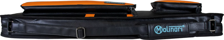 Molinari Classic Butterfly 3x6 Soft Case - Black / Orange