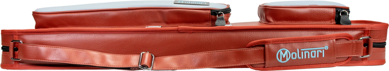 Molinari Retro 3x6 Soft Case - Brown / Light Blue