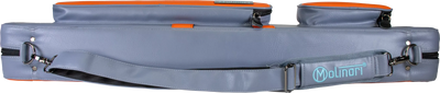 Molinari Retro Flat 3x6 Soft Case - Gray / Orange