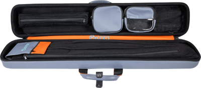 Molinari Retro Flat 3x6 Soft Case - Gray / Orange