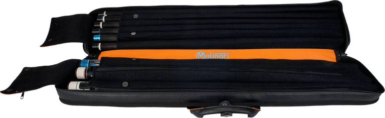Molinari Classic Butterfly 3x6 Soft Case - Black / Orange