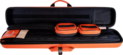 Molinari Retro Flat 3x6 Soft Case - Orange / Light Pink