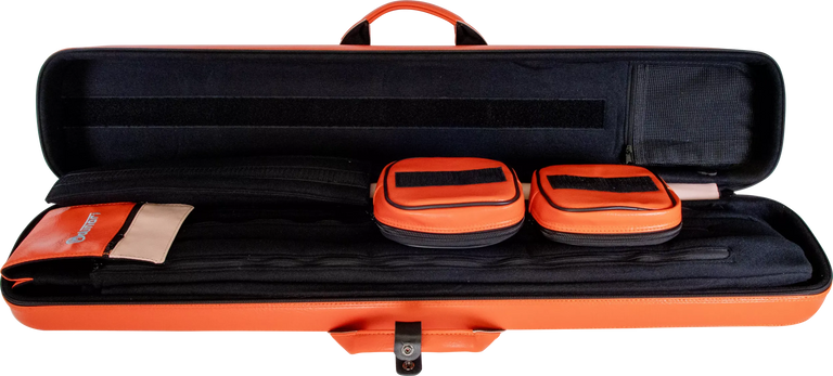 Molinari Retro Flat 3x6 Soft Case - Orange / Light Pink