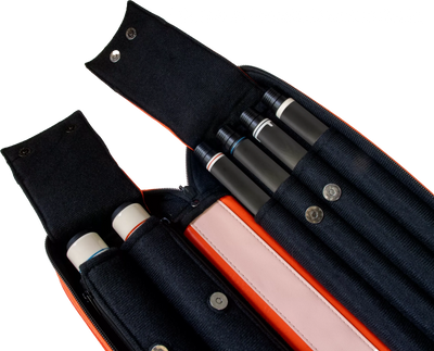 Molinari Retro 2x4 Soft Case - Orange / Light Pink