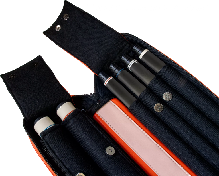 Molinari Retro 2x4 Soft Case - Orange / Light Pink