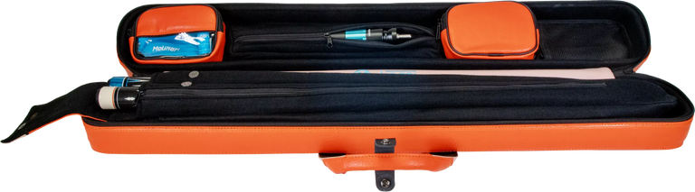 Molinari Flat Butterfly 2x4 Soft Case - Orange / Light Pink