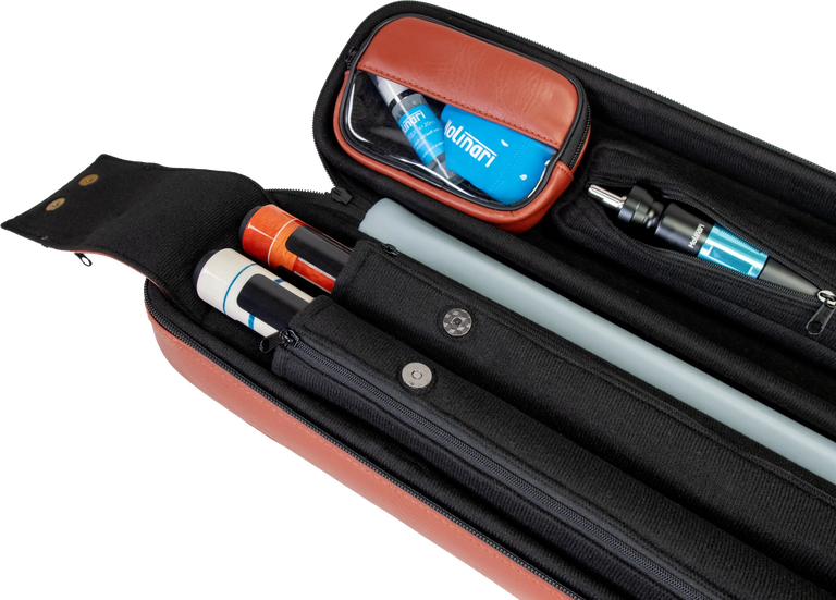 Molinari Flat Butterfly 2x4 Soft Case - Brown / Light Blue