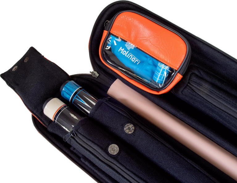 Molinari Flat Butterfly 2x4 Soft Case - Orange / Light Pink