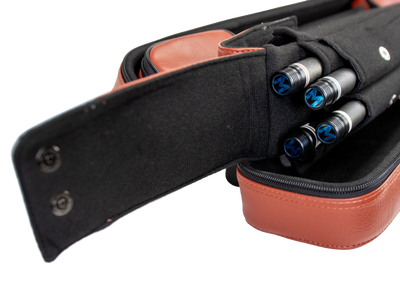 Molinari Flat Butterfly 2x4 Soft Case - Brown / Light Blue