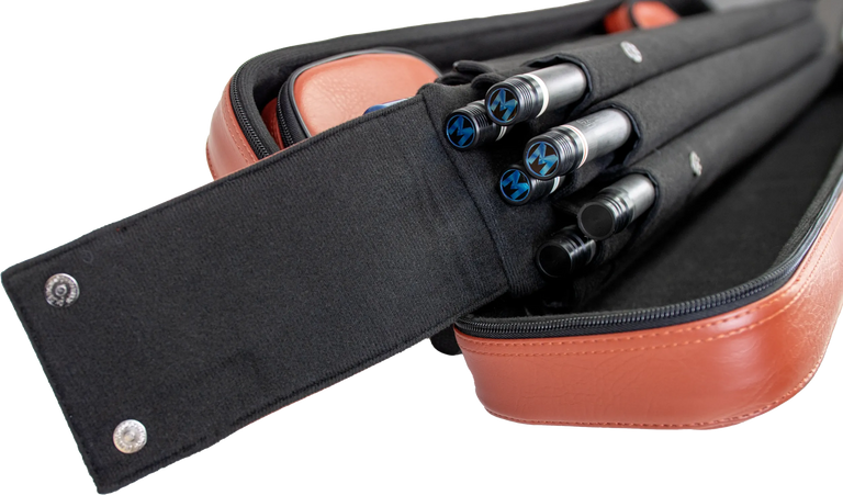 Molinari Retro Flat 3x6 Soft Case - Brown / Light Blue