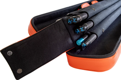 Molinari Retro Flat 3x6 Soft Case - Orange / Light Pink