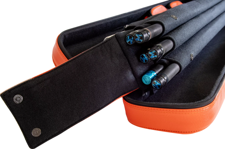 Molinari Retro Flat 3x6 Soft Case - Orange / Light Pink