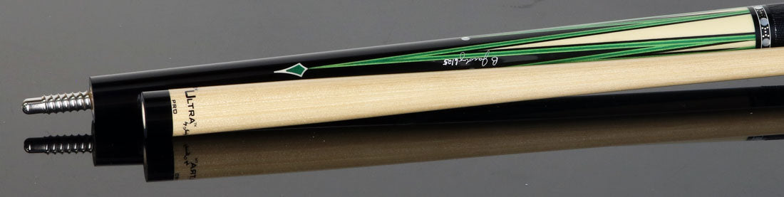 Jacoby Custom Raven Pool Cue - 0917-52LWGRN - Seybert's Billiards