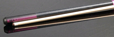 K2 Pink/Black 57 Inch Sport Pool Cue with 11.75mm LD Shaft