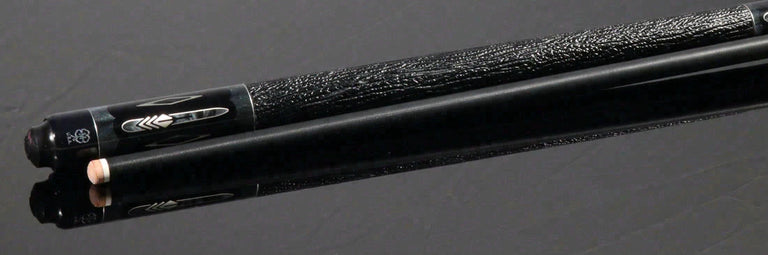 McDermott Limited Edition Black Knight Custom Pool Cue with Defy Carbon Shaft