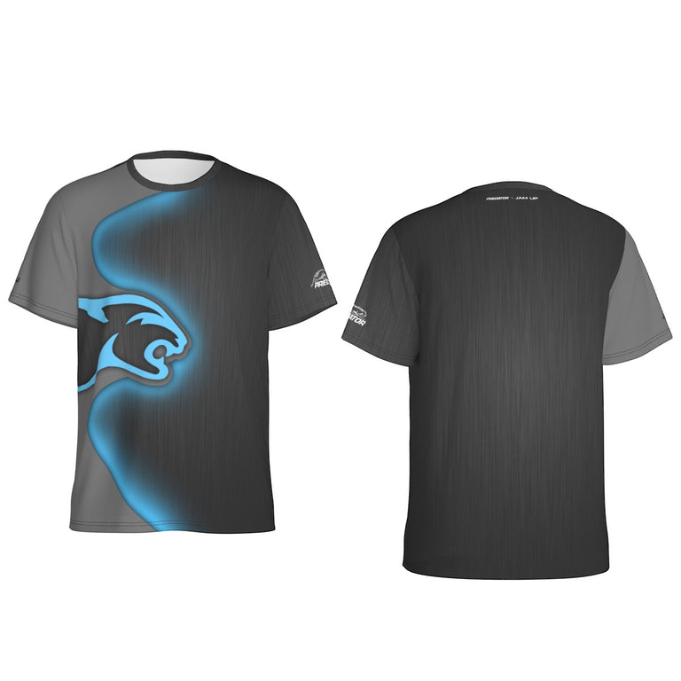 Predator Strike Blacklight Edition Swoosh Cat Logo 2.0 T-Shirt