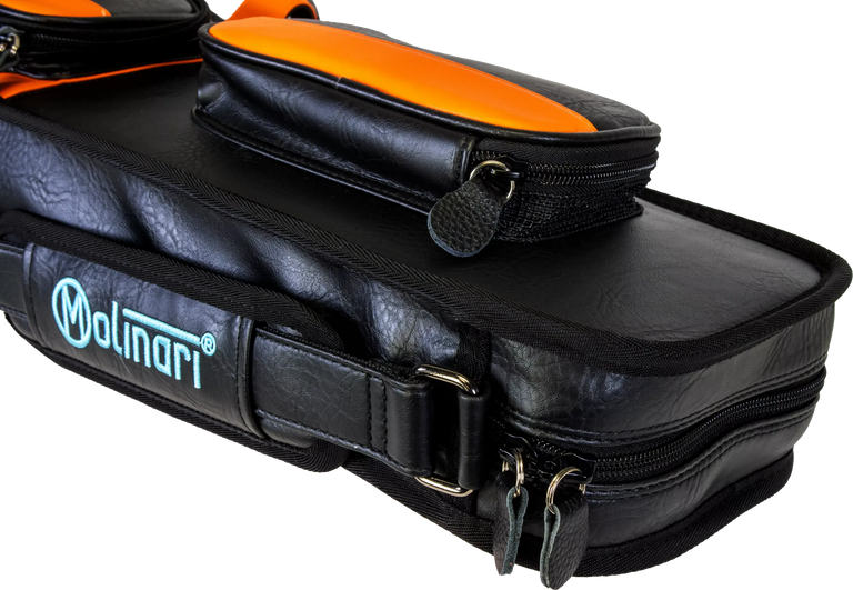 Molinari Classic Butterfly 3x6 Soft Case - Black / Orange