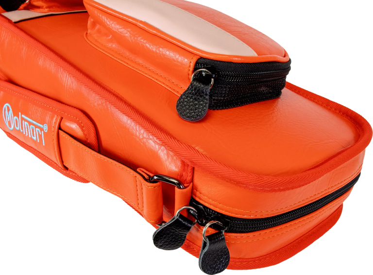 Molinari Retro 3x6 Soft Case - Orange / Light Pink