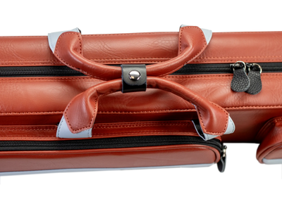 Molinari Flat Butterfly 2x4 Soft Case - Brown / Light Blue