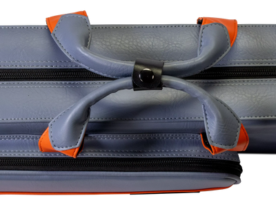 Molinari Retro Flat 3x6 Soft Case - Gray / Orange