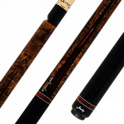 Jacoby Custom Dark-Stained Birdseye Maple with Cocobolo Points Play Cue - 1024-319