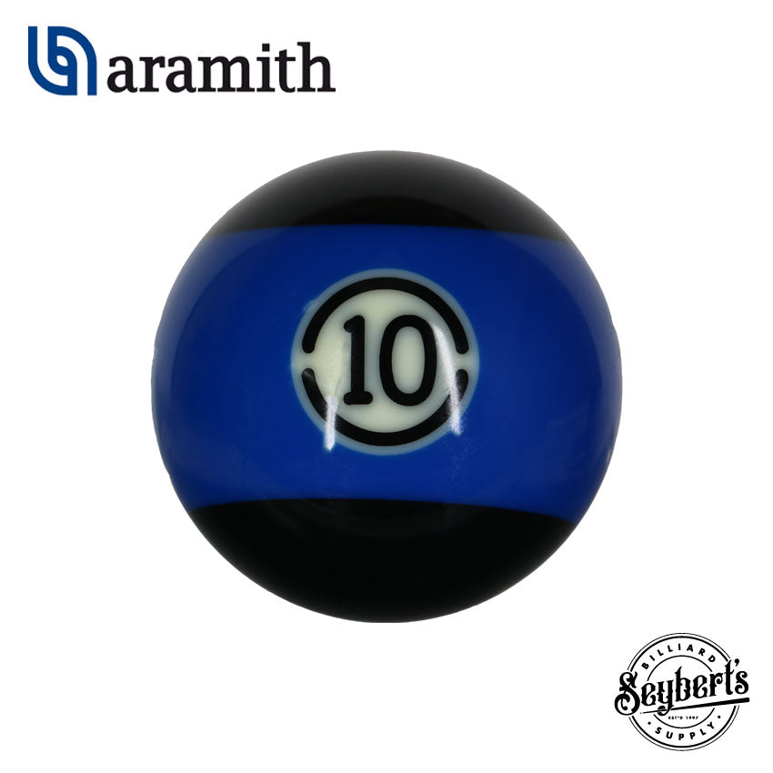 Aramith Tournament TV Black #10 Ball - Seybert's Billiards Supply