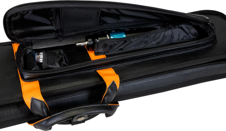 Molinari Classic Butterfly 3x6 Soft Case - Black / Orange