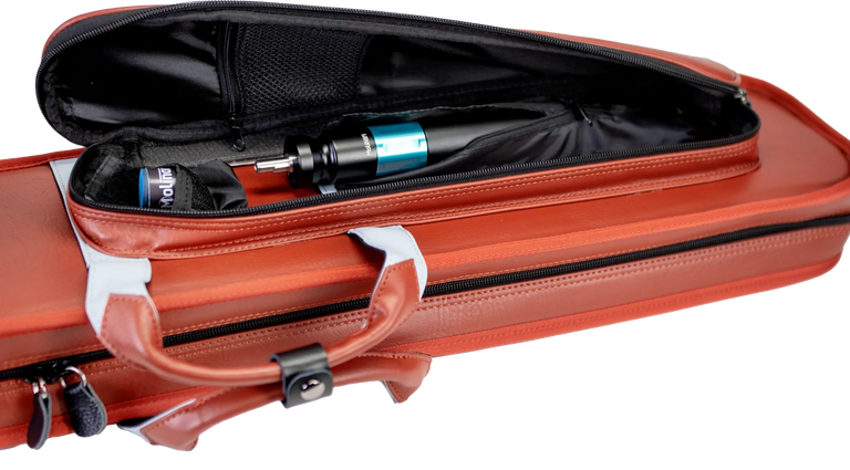 Molinari Retro 3x6 Soft Case - Brown / Light Blue