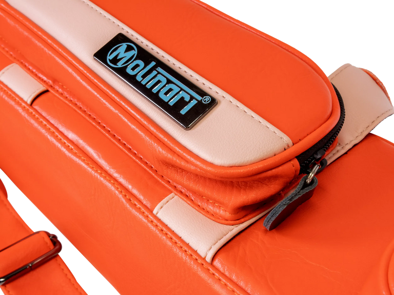 Molinari Flat Butterfly 2x4 Soft Case - Orange / Light Pink