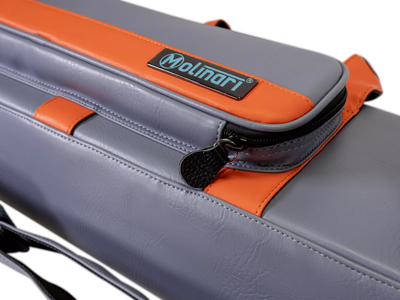 Molinari Retro Flat 3x6 Soft Case - Gray / Orange