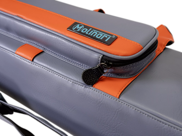 Molinari Retro Flat 3x6 Soft Case - Gray / Orange