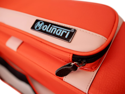 Molinari Retro Flat 3x6 Soft Case - Orange / Light Pink