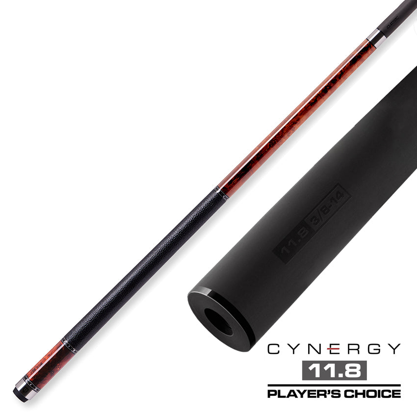 Cuetec Cynergy Truewood Mappa Burl 2 Leather Wrap Pool Cue - 95