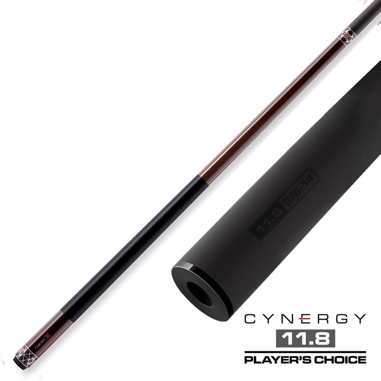 Cuetec Cynergy X Amber Black with Poly Wrap Pool Cue - 95-122UP