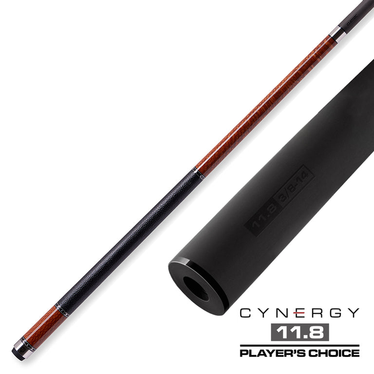 Cuetec Cynergy Truewood Leopard II Leather Wrap Play Cue - 95-108LTW