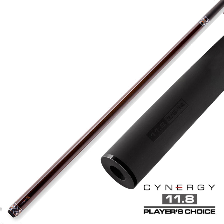 Cuetec Cynergy X Amber Black with Poly Wrap Pool Cue - 95-122UP