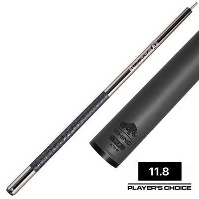 Rhino Nebula 2 Charcoal Gray Carbon Pool Cue with Sports Wrap