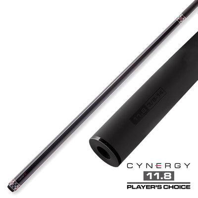 Cuetec Cynergy X Raw Black No-Wrap Pool Cue - 95-120