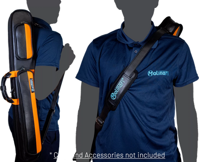 Molinari Retro 2x4 Soft Case - Black / Orange