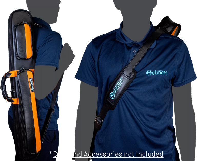 Molinari Retro 2x4 Soft Case - Black / Orange