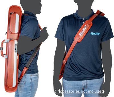 Molinari Retro 2x4 Soft Case - Brown / Light Blue