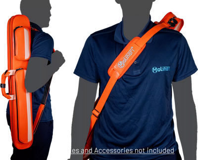 Molinari Retro 2x4 Soft Case - Orange / Light Pink