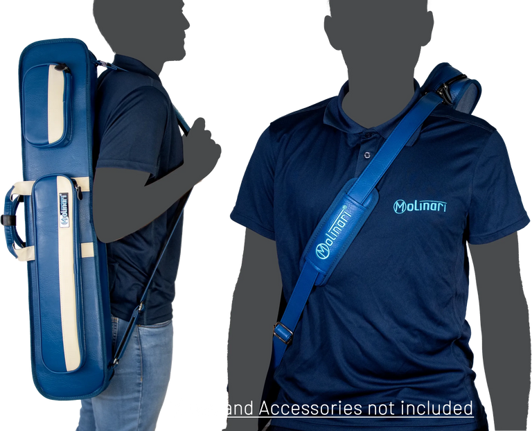 Molinari Retro 3x6 Soft Case - Blue / Biege