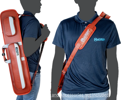 Molinari Retro 3x6 Soft Case - Brown / Light Blue